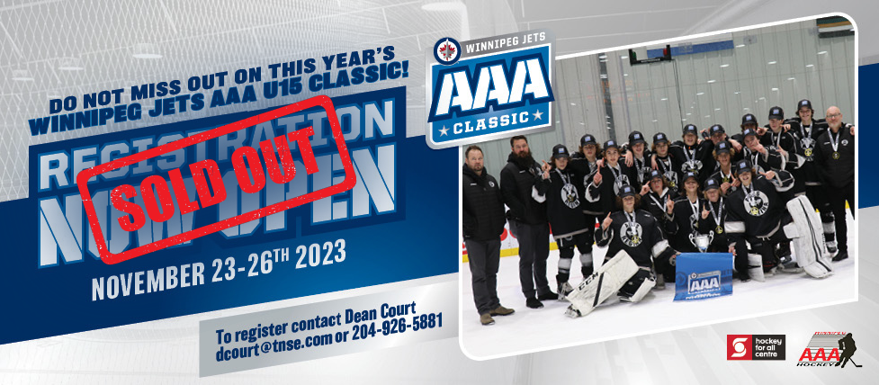 hockey for all centre - The Jets Gear Pro Shop will be closed at